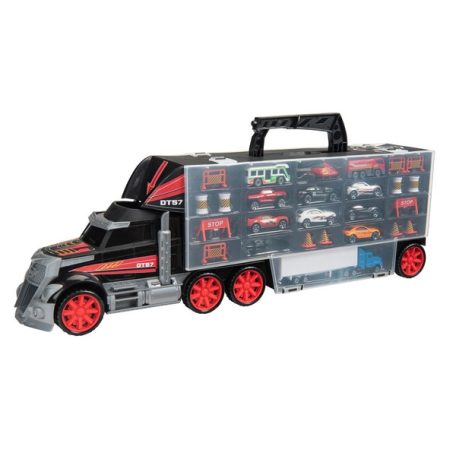 Dickie Toys - Óriás hordozható autószállító kamion szett (203749023) 