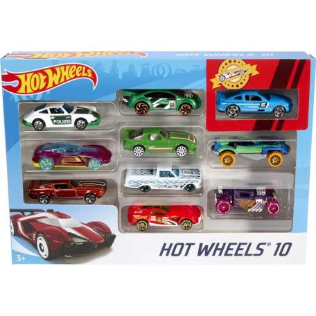  Mattel Hot Wheels - Hot Wheels 10 (10db-os kisautó készlet)