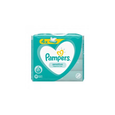 Pampers törlőkendő 4x52 lap  Sensitive