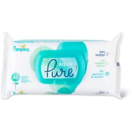 Pampers törlőkendő Aqua. 48 lap