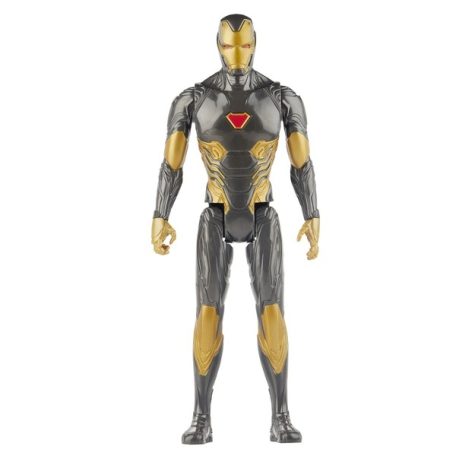 Hasbro Marvel Avengers: Vasember akciófigura Titan Hero Iron man 30cm -fekete-arany E7878